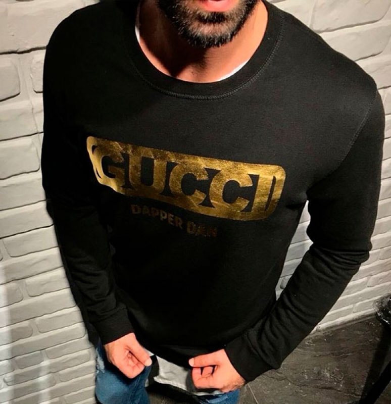 Черный мужской свитшот Gucci S-172