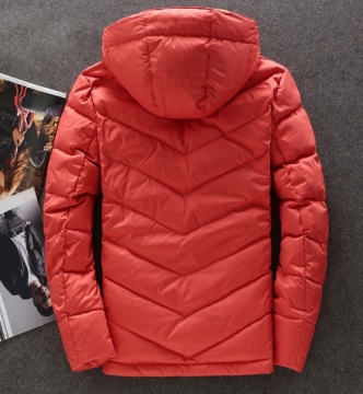 Помаранчева чоловіча зимова куртка Z-183