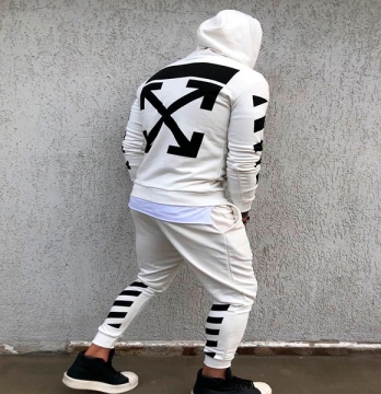 Белый мужской костюм Black Island К-114