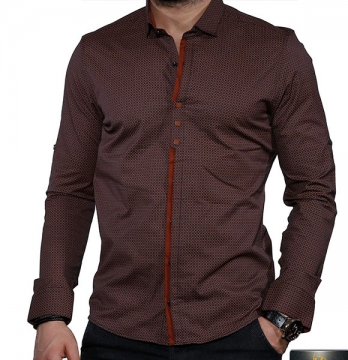 Мужская турецкая рубашка на выпуск Р-543