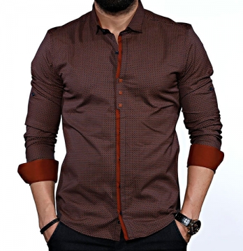 Мужская турецкая рубашка на выпуск Р-543