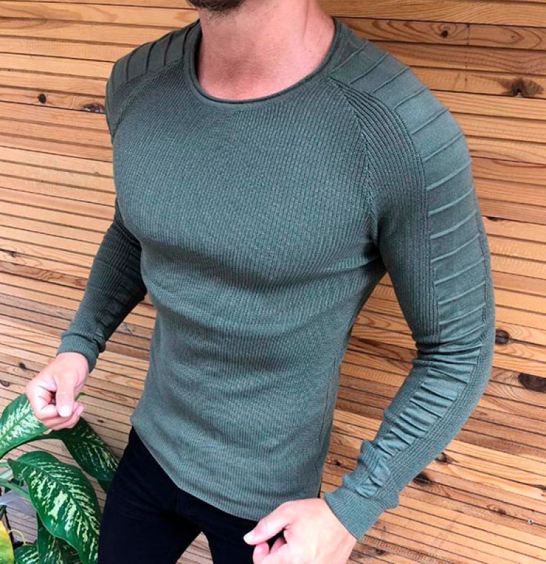 Мужской осенний свитер S-205