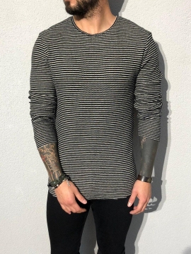 Модный мужской лонгслив S-227