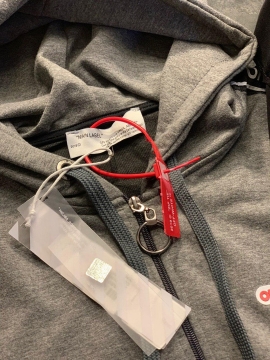 Серый спортивный костюм Off White К-121