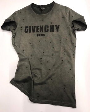 Модна сіра футболка Givenchy Ф-462