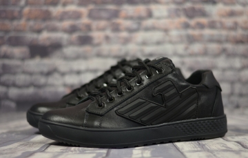 Мужские кожаные кроссовки кеды Armani Т-219