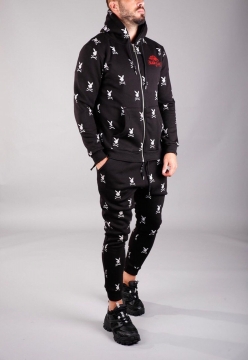 Черный спортивный костюм Playboy К-146