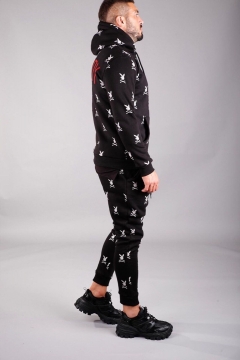 Черный спортивный костюм Playboy К-146