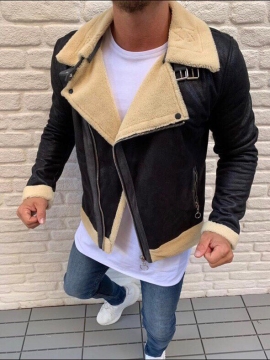 Чоловіча дублянка з хутром Z-225