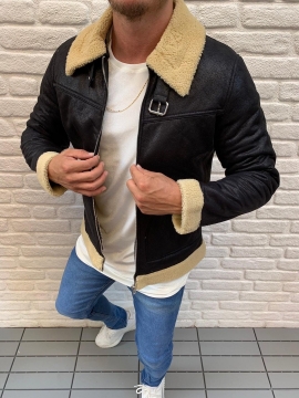 Чоловіча дублянка з хутром Z-225