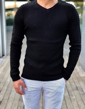 Мужской свитер с V-образным вырезом S-267