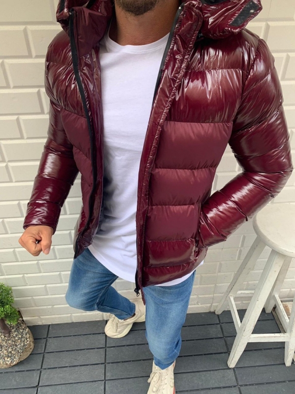 Яркая модная мужская куртка на зиму Z-244