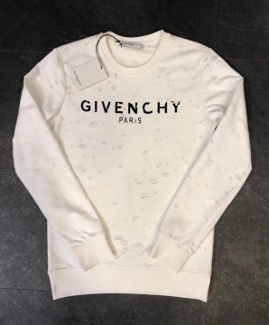 Белый брендовый мужской свитшот givenchy S-290