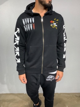 Черный молодежный костюм black island К-158