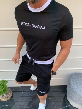 Мужской летний комплект DG футболка + шорты К-172