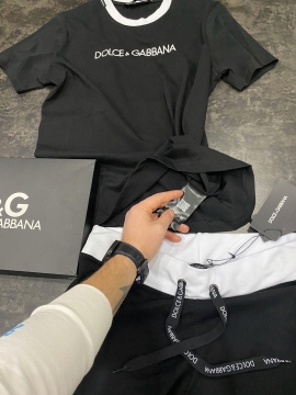 Мужской летний комплект DG футболка + шорты К-172