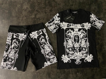 Модный летний мужской набор Dolce шорты + футболка К-176 