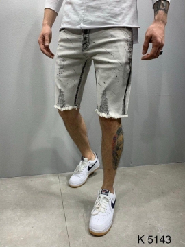 Светлые мужские джинсовые шорты С-86