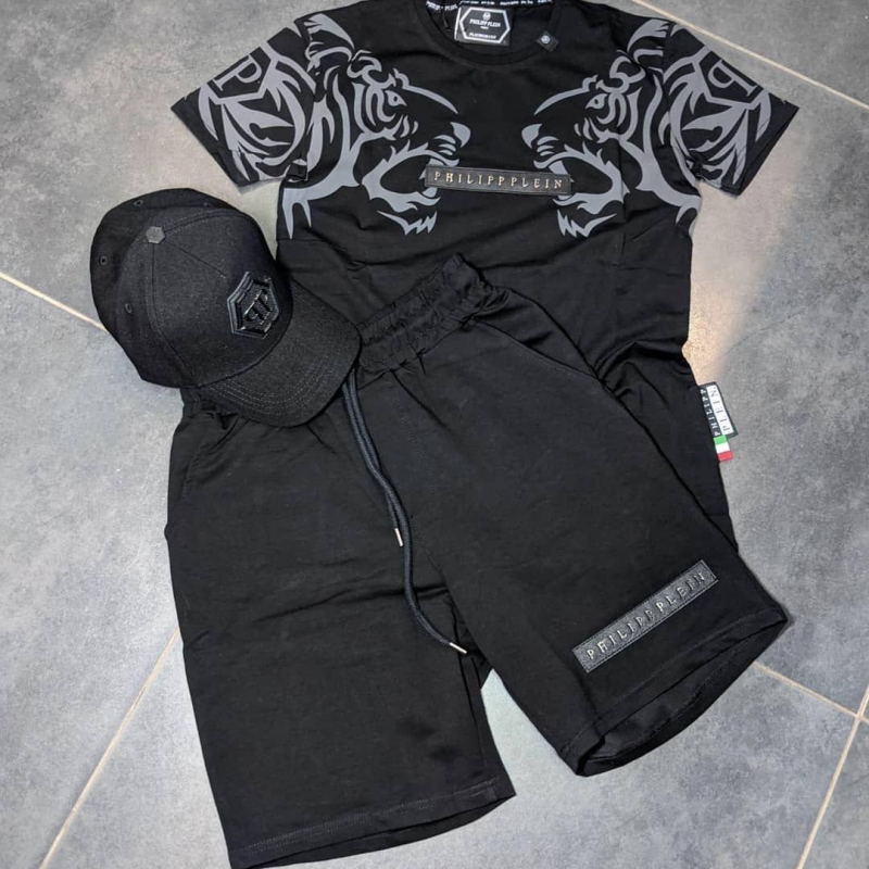 Модный летний спортивный костюм плейн К-180