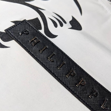 Белый летний мужской комплект Plein К-181