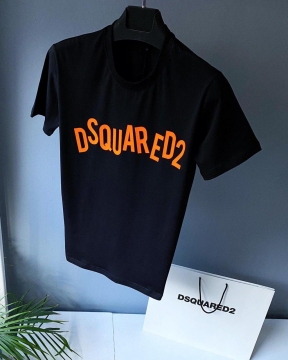 Черная мужская футболка Dsquared Ф-658