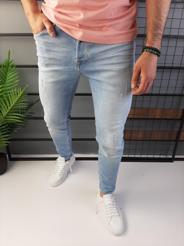Модні світлі чоловічі джинси 2020 D-371