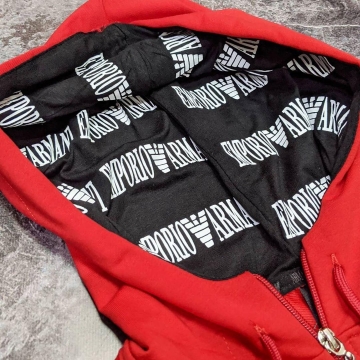 Мужской спортивный костюм Армани с капюшоном К-228