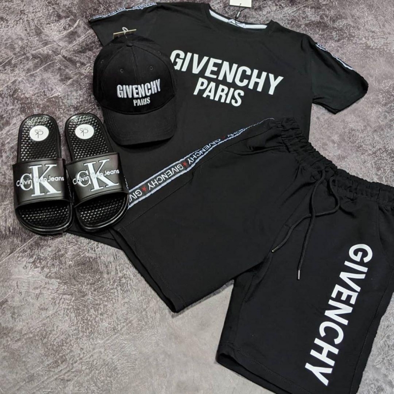 Летний комплект Живанши (шорты и футболка) К-230