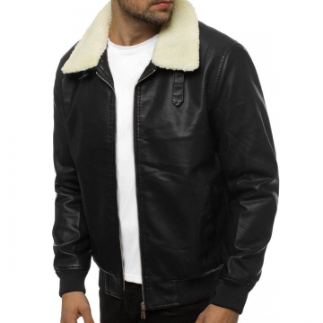 Мужская куртка с меховым воротником К-365