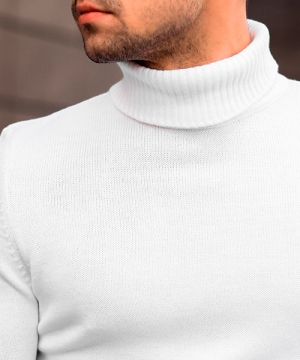 Светлый стильный мужской гольф Т-397