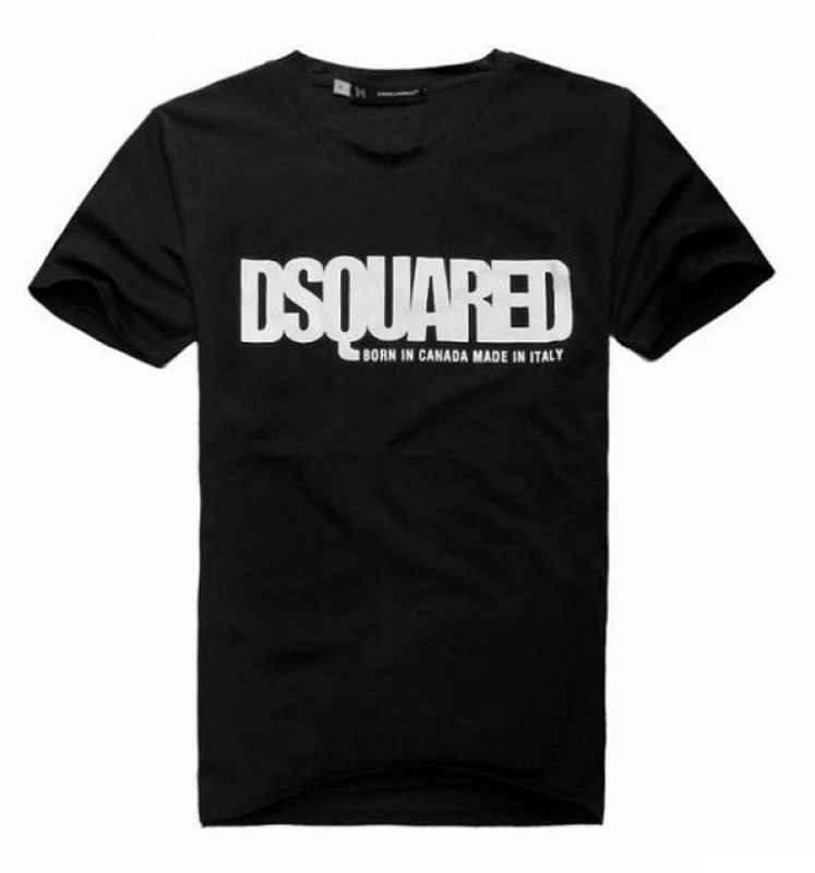 Черная мужская футболка Dsquared (S размер) Ф-707