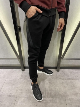 Черные мужские спортивные штаны Б-172