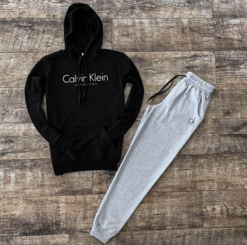 Модный брендовый мужской утепленный костюм CK K-259