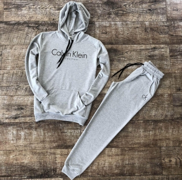 Модный брендовый мужской утепленный костюм CK K-259