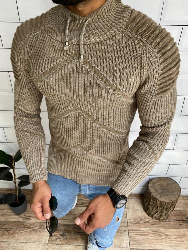 Неординарный стильный мужской свитер Т-411