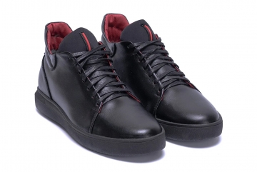 Стильные черные Мужские зимние кожаные ботинки ZG Т-312