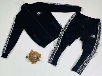Черный мужской спортивный костюм balenciaga К-260