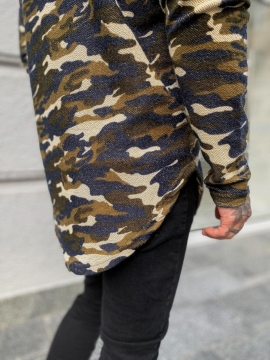 Камуфляжный мужской лонгслив Leif Nelson Т-432