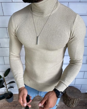 Стильный светлый мужской гольф (2 цвета) Т-450