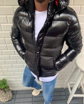 Мужская зимняя куртка из глянцевой плащевки Z-311