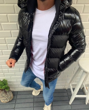 Мужская зимняя куртка из глянцевой плащевки Z-311