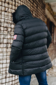 Стильна чоловіча зимова куртка з хутром Canada Goose Z-313 