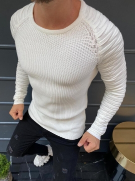 Мужской свитер с открытым горлом (3 цвета) Т-477