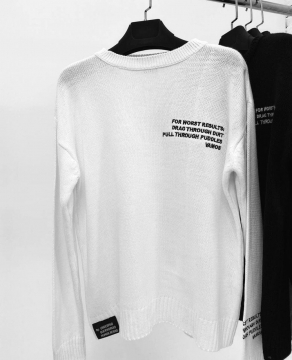 Модний світшот оверсайз з написами Т-487