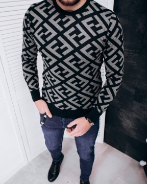Модный мужской свитшот Fendi style Т-491