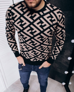 Модный мужской свитшот Fendi style Т-491
