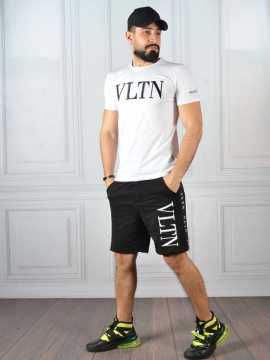Летний мужской комплект VLTN (шорты и футболка) К-302