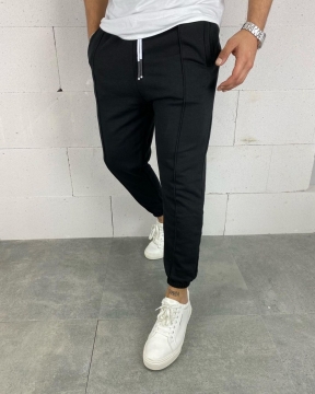 Черные повседневные мужские штаны Б-192