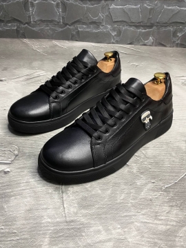 Чоловічі шкіряні кеди karl lagerfeld Т-379