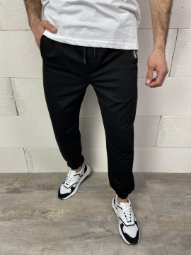 Чорні чоловічі спортивні штани Б-236